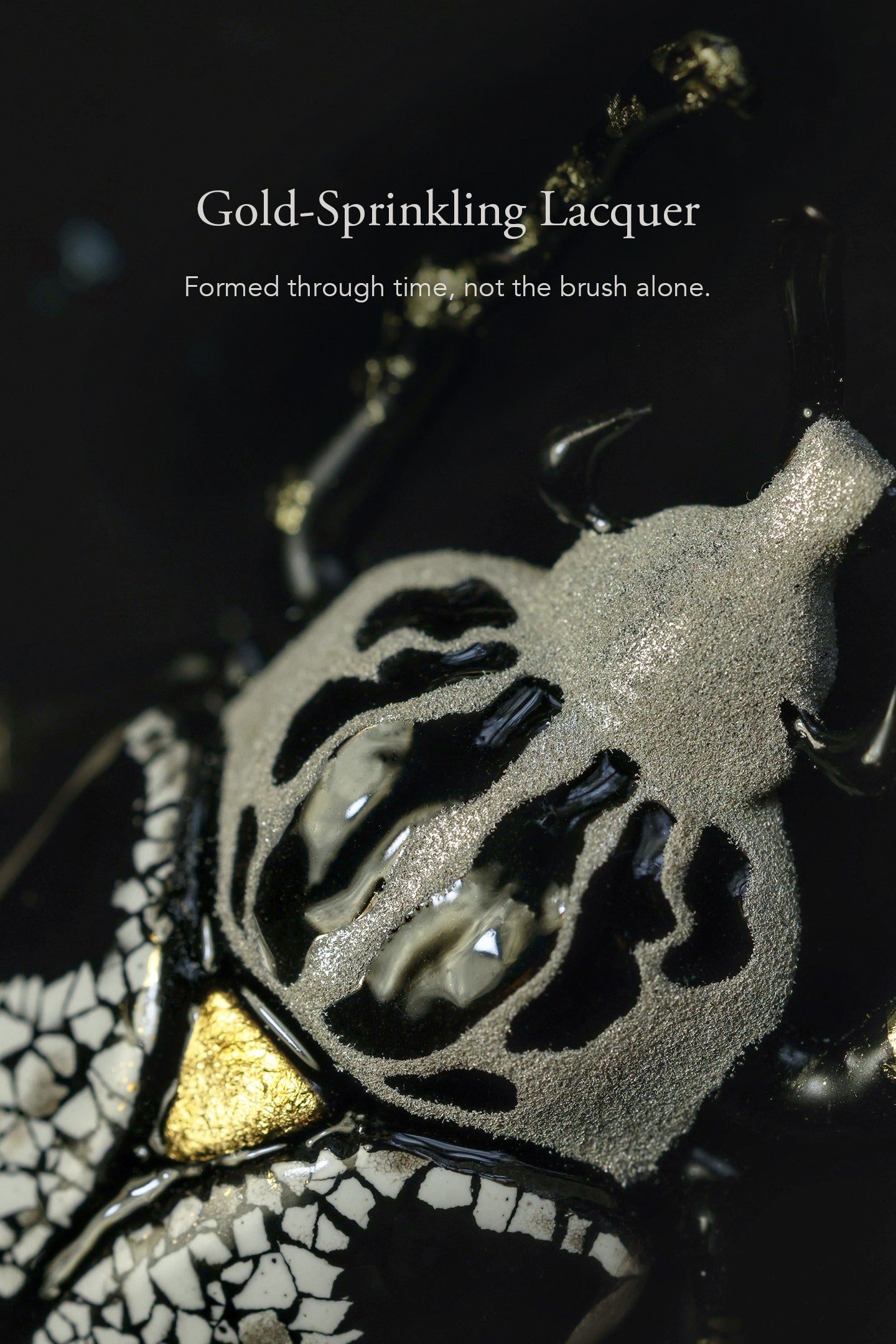 Goliath Beetle — Lacquer Brooch