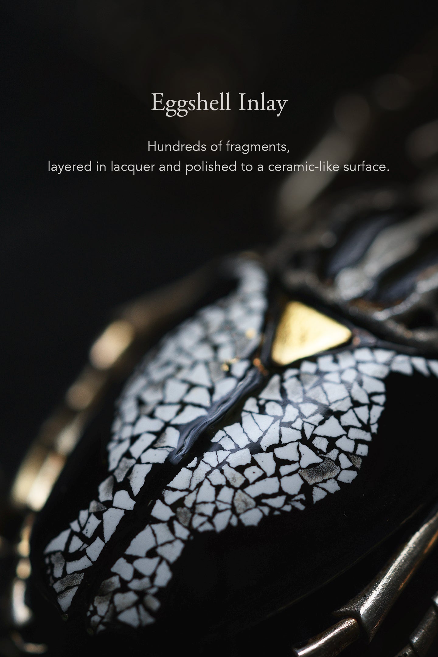 Goliath Beetle — Lacquer Brooch