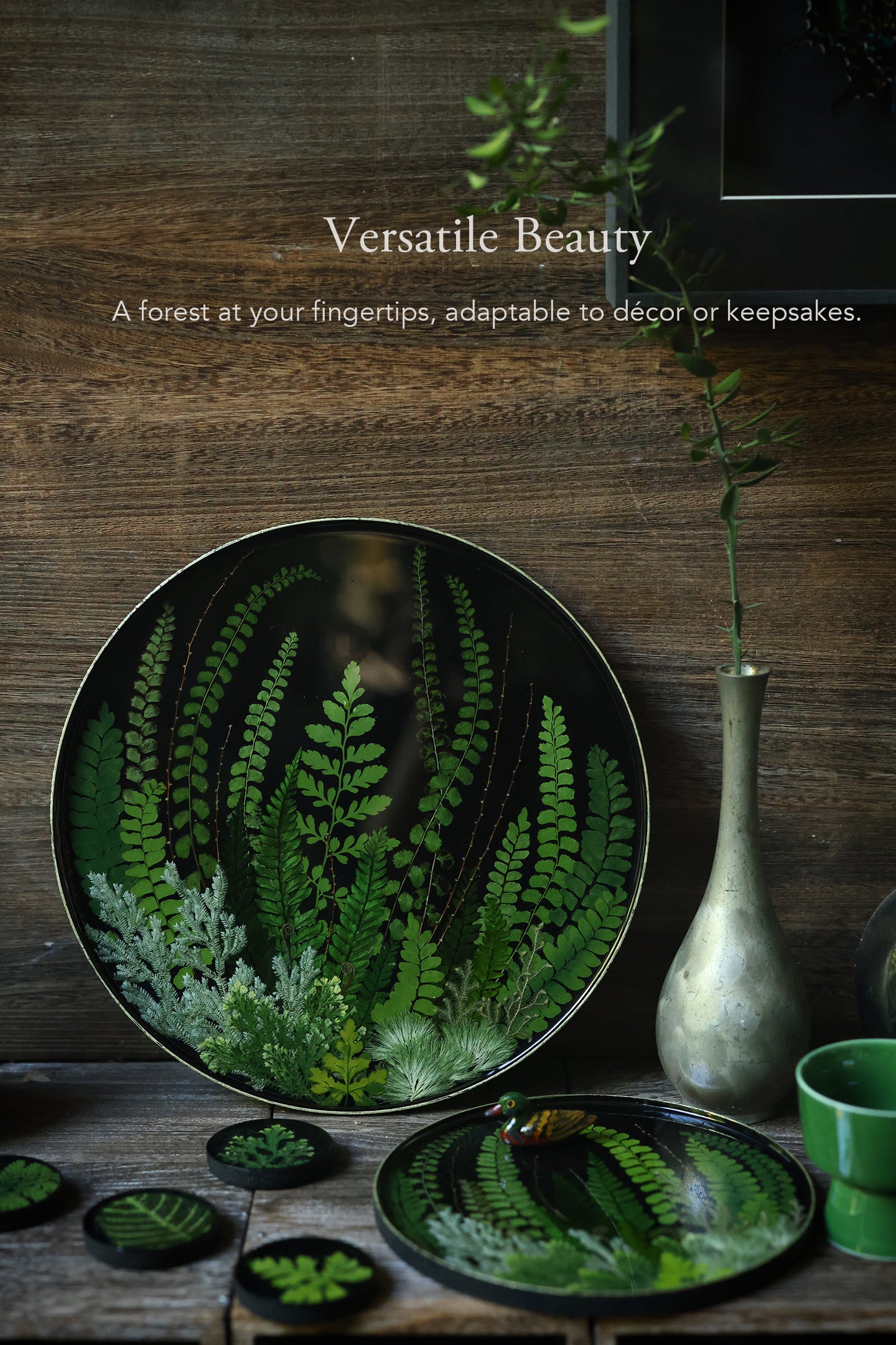 Lacquer Essence Plate — Fern Edition